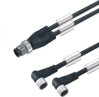 WEIDMULLER SENSOR/ACTORKABEL MET CONNECTOR 3 POLEN UITVOERING ELEKTRISCHE AANSLUITING M8 POSITIE KABELTOEVOER VELDZIJDIG OVERIG UITVOERING ELEKTRISCHE AANSLUITING M12 POSITIE KABELTOEVOER BOXZIJDIG OVERIG KABELLENGTE 1.