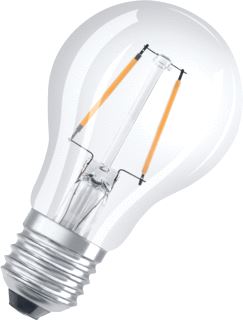 OSRAM LED RETROFIT CLASSIC A LED-LAMP E27 1,5W PEER 827 2700K 136LM 