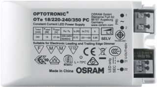 OSRAM DS OPTOTRONIC LED DRIVER UNV1 19W 27V 