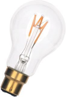 BAILEY LED-LAMP SPIRALED BASIC A60 B22D DIM 3W (20W) 190LM 822 CLEAR 