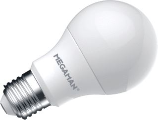 MEGAMAN BOL LED-LAMP E27 9W BOL 1800-2700K 810LM DIMBAAR 