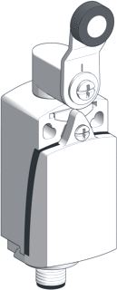 SCHNEIDER-ELECTRIC XCKD COMPACTE EINDSCHAKELAAR METAAL HEFBOOM MET KUNSTSTOF ROL 1M+1V MOMENTSCHAKELING 5P-M12 CONNECTOR 