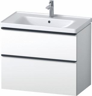 DURAVIT D-NEO MEUBELSET MET WASTAFELONDERBOUWKAST MET 2 LADEN MET SOFTCLOSE 80X20X48CM INCL. WASTAFEL WIT MAT