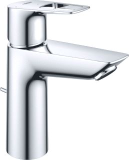 GROHE BAULOOP S-SIZE WASTAFELMENGKRAAN MET PUSH OPEN CHROOM 