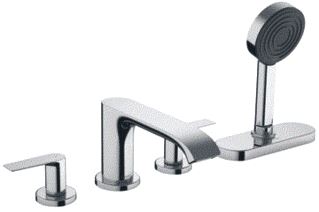 HANSGROHE VIVENIS 4-GATS BADRANDMENGKRAAN MET SBOX CHROOM 