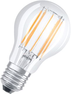 OSRAM LED-LAMP PEER E27 10W 1521LM 78MA STRALING 300GRADEN HELDER WIT IP20 DXL 60X104MM