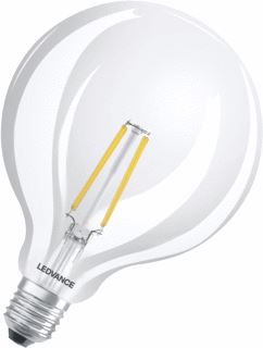 LEDVANCE LED-LAMP E27 5.5W 806LM 45MA STRALING 300GRADEN HELDER DIMBAAR WIT IP20 DXL 124X168MM 