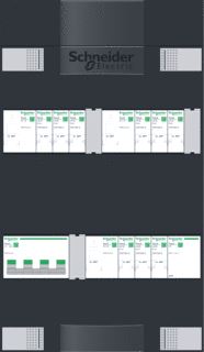 SCHNEIDER ELECTRIC 9-GROEPENKAST 3-FASCHNEIDER ELECTRIC HOOFDSCHAKELAAR MET 3 AARDLEKSCHAKELAARS (3/3/3) MET BELTRAFO