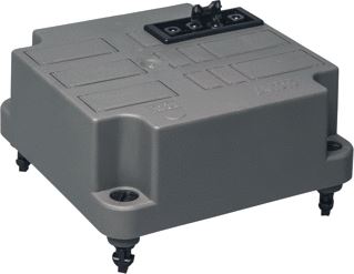 ABB DEKSEL 3640 MET ADELS CONNECTOR 1X4-P + AANSLUITDRADEN GERECYCLED KUNSTSTOF