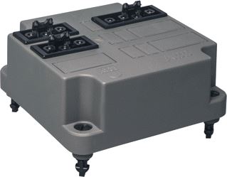 ABB DEKSEL 3640 MET ADELS CONNECTOR 2X3-P + 1X4-P + AANSLUITDRADEN GERECYCLED KUNSTSTOF