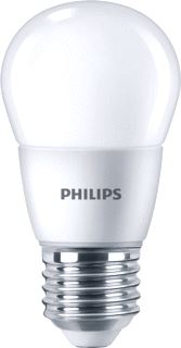PHILIPS LED-LAMP KOGELLAMP E27 7W 806LM 2700K CRI80-89 MAT WIT IP20 DXL 48X93MM 