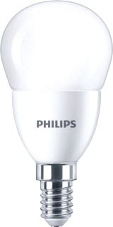 PHILIPS LED-LAMP KOGELLAMP E14 7W 806LM 2700K CRI80-89 MAT WIT IP20 DXL 48X95MM 
