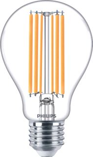 PHILIPS COREPRO LED-LAMP PEER E27 13W 2000LM 2700K CRI80 HELDER WIT IP20 DXL 70X121MM 