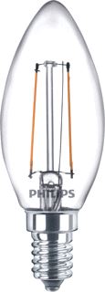 PHILIPS COREPRO LED-LAMP KAARS E14 2.2-25W 250LM 4000K CRI80 HELDER WIT IP20 DXL 35X97MM 