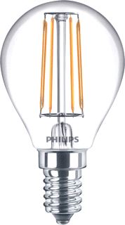 PHILIPS COREPRO LED-LAMP PEER E14 4.3-40W 470LM 4000K CRI80 HELDER WIT IP20 DXL 45X80MM 