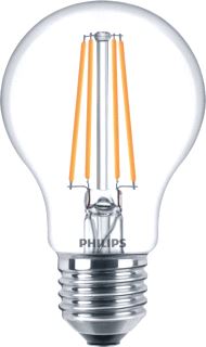 PHILIPS COREPRO LED-LAMP PEER E27 7-60W 850LM 4000K CRI80 HELDER WIT IP20 DXL 60X106MM 