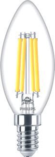 PHILIPS MASTER VALUE LED-LAMP KAARS E14 3W 470LM 2700K CRI90 HELDER DIMBAAR WIT IP65 DXL 35X97MM 