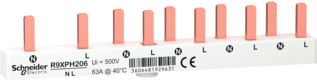 SCHNEIDER ELECTRIC RESI9 KAMRAIL 1P+N 2-POLIG RCCB + 4 MCB (4 STUKS) 