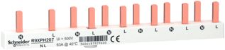 SCHNEIDER ELECTRIC RESI9 KAMRAIL 1P+N 2-POLIG RCCB + 3 MCB + FORNUIS (4 STUKS) 