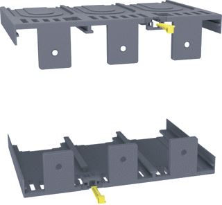 HAGER KLEMAFSCHERMING VOOR ACHTER-EN PLUG-IN-AANSLUITINGEN H3+ P630 3P