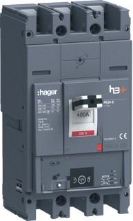 HAGER VERMOGENSAUTOMAAT H3+ P630 ENERGY 3P3D 400 A 70 KA BOUTAANSLUITING 