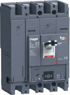 HAGER VERMOGENSAUTOMAAT H3+ P630 ENERGY 4P4D N0-50-100% 400 A 70 KA BOUTAANSLUITING 