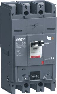 HAGER VERMOGENSAUTOMAAT H3+ P630 ENERGY 3P3D 400 A 40 KA BOUTAANSLUITING 