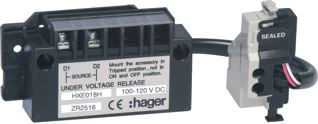 HAGER NULSPANNINGSPOEL (UVR) H3 100-120 VDC 