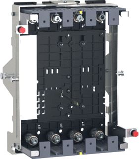 HAGER UITTREKBARE VERMOGENSSCHAKELAARADAPTER MET VEILIGHEIDSTRIP H3+ P630 4P