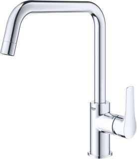 GROHE EUROSMART 1-GATS KEUKENKRAAN MET HOGE DRAAIBARE UITLOOP CHROOM