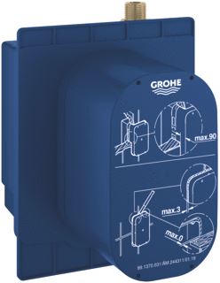 GROHE EUROSMART COSMOPOLITAN E INBOUWBOX VOOR INFRAROOD OPBOUWSETS MET STOPKRAAN T.B.V. VOORGEMENGD OF KOUD WATER 