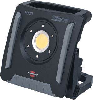 BRENNENSTUHL MULTI BATTERIJ LED ACCU BOUWLAMP 4000 MA / LED BAUSTRAHLER 40W COMPATIBEL MET 18V BATTERIJEN VAN 7 VERSCHILLENDE POWERTOOL FABRIKANTEN 