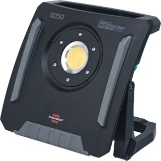 BRENNENSTUHL MULTI BATTERIJ LED BOUWLAMP HYBRIDE 6050 MH / LED WERKLAMP 60W COMPATIBEL MET 18V BATTERIJEN VAN 7 VERSCHILLENDE POWERTOOL FABRIKANTEN 