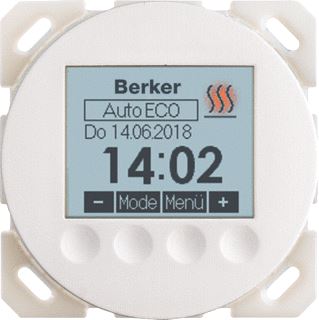 BERKER RUIMTETHERMOSTAAT MET DISPLAY MAAKCONTACT BERKER 1930 POLARWIT 