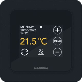 MAGNUM THERMOSTAAT REMOTE CONTROL WIFI THERMOSTAAT GRAFIETZWART 