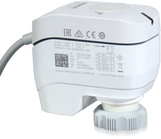 SIEMENS SSA151.05HF ELEKTROMOTORISCHE AANDRIJVING AC/DC 24 4...20 MA 100 N VOOR AFSLUITERS MET 1.2...6.5 MM SLAG MET HANDBEDIENING