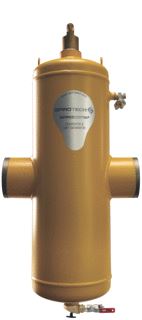 SPIROTECH SPIROCOMBI LUCHT/VUILAFSCHEIDER MET MAGNEET DN50 LASAANSLUITING