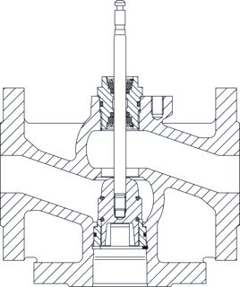 TA CV316 GG 3-WEGAFSL.DN80 PN16 KVS=80,0