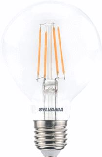 SYLVANIA TOLEDO RT G80 6W CL 640LM 827 E27 SL