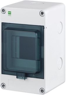 LSK INSTALLATIEKAST M/DIN-RAIL LEEG 