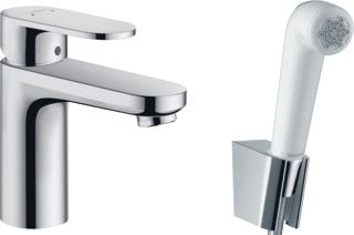 HANSGROHE VERNIS BLEND WASTAFELMENGKRAAN (OPBOUW) BIDETTE SET CHR 