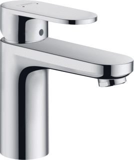 HANSGROHE VERNIS BLEND WASTAFELMENGKRAAN 70 'BRASS' MET POP-UP AFVOER MET TREKSTANG CHROOM 