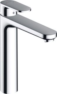 HANSGROHE VERNIS BLEND WASTAFELMENGKRAAN 230 'ZINC' MET POP UP AFVOER MET TREKSTANG CHROOM 