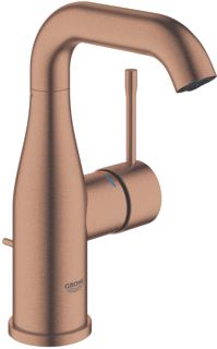 GROHE ESSENCE NEW WASTAFELMENGKRAAN M-SIZE TREKWASTE EENGREEPS 1-GATS 193MM HOOGTE 114MM UITLOOP HOOG DRAAI WARM SUNSET GEB 