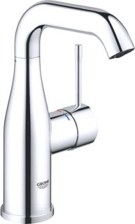 GROHE ESSENCE NEW WASTAFELMENGKRAAN M-SIZE PO WASTE EENGREEPS 1-GATS 193MM HOOGTE GLAD 114MM UITLOOP DRAAIBAAR CHROOM 