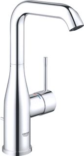 GROHE ESSENCE NEW WASTAFELMENGKRAAN L-SIZE TREKWASTE EENGREEPS 1-GATS 244MM HOOGTE 127MM UITLOOP HOOG DRAAIBAAR CHROOM 