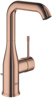 GROHE ESSENCE NEW WASTAFELMENGKRAAN L-SIZE TREKWASTE EENGREEPS 1-GATS 244MM HOOGTE 127MM UITLOOP HOOG DRAAIBAAR WARM SUNSET 