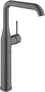 GROHE ESSENCE NEW WASTAFELMENGKRAAN XL-SIZE EENGREEPS 1-GATS 364MM HOOGTE GLAD 179MM UITLOOP HOOG DRAAI HARD GRAPHITE GEB 