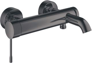 GROHE ESSENCE NEW BADMENGKRAAN WAND EENGREEPS 2-GATS 150MM HART MET KOPPELINGEN 193MM UITLOOP VAST HARD GRAPHITE 