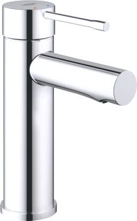 GROHE ESSENCE NEW WASTAFELMENGKRAAN S-SIZE EENGREEPS 1-GATS CARTOUCHE KERAMISCH 208MM HOOGTE GLAD 94MM UITLOOP VAST CHROOM 